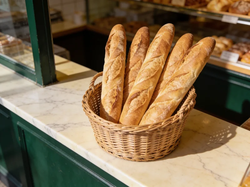 Baguettes tradition dans un panier en osier