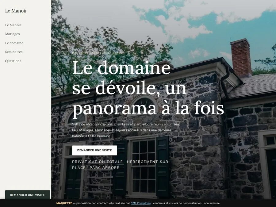 Direction photo pleine page